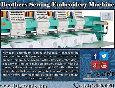 Brothers Sewing Embroidery Machine