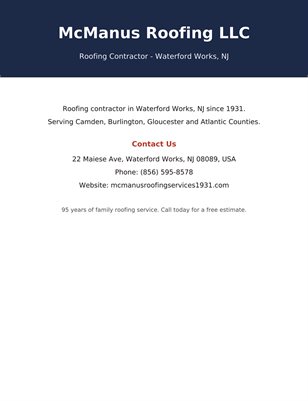 McManus Roofing LLC