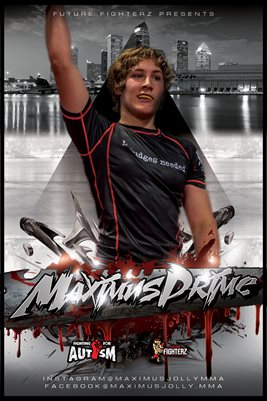 Maximus Prime Grey Poster