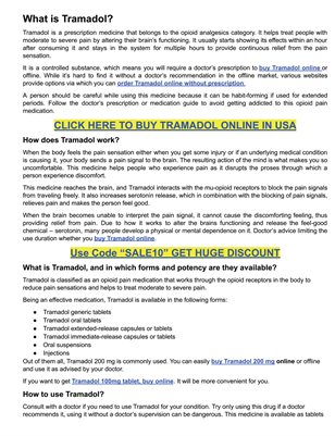 Buy 200 Mg Tramadol Online