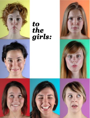 to the girls: