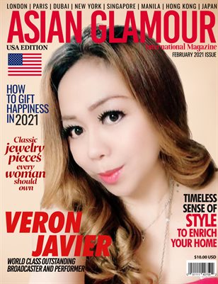 VERON JAVIER Asian Glamour Magazine February 2021 Issue