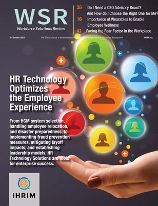 WSR | Workforce Solutions Review | 2023 Q3 | VOL 14 ISS 3