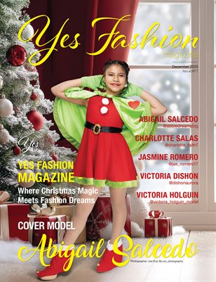 YES FASHION MAGAZINE Issue #77 Special Christmas Edition - Abigail