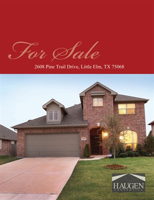  2608 Pine Trail Drive, Little Elm, Texas 75068 