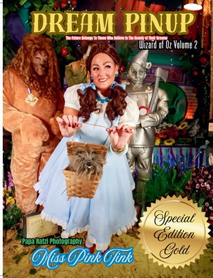 Dream Pinup Magazine Special Edition Gold Wizard of Oz Volume 2 Miss Tink Pink 