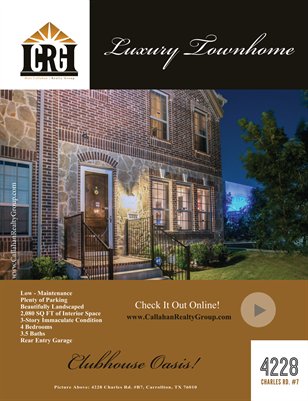 4228 Charles Rd. Carrollton, Texas 75010 - Callahan Realty Group