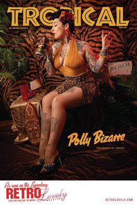 2026, Retro Lovely, Tropical VOL-08, Polly Bizarre Cover Poster