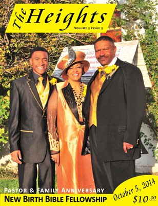 Volume 5 Issue 3 - Pastor & Family Anniversary New Birth Bible Fellowship
