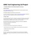 GMG Tech Engineering Ltd Project