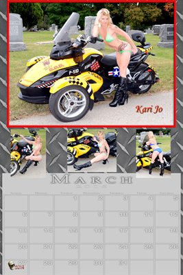 Kari Jo Miss March 2016 poster