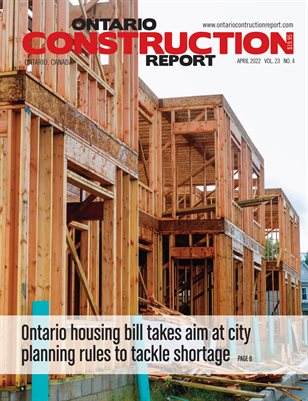 Ontario Construction Report (April 2022)