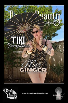 Tiki Temptress July 2025 Miss Ginger Poster