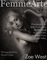 FemmeArte® Magazine Septenber, 2016 Issue #2 Cover Model: Zoe West