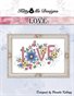 LOVE Counted Cross Stitch Pattern