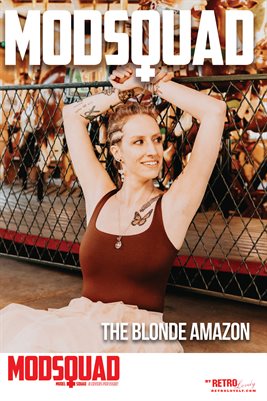 MODSQUAD No.7 – The Blonde Amazon Cover Poster