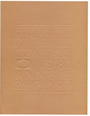 HP Annual Report 1981