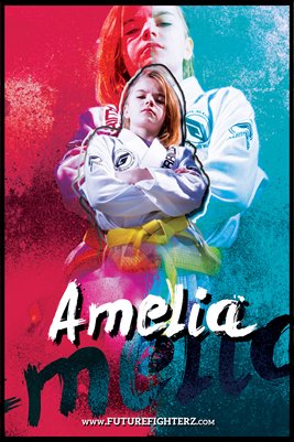 Amelia Shakespeare Grunge Poster