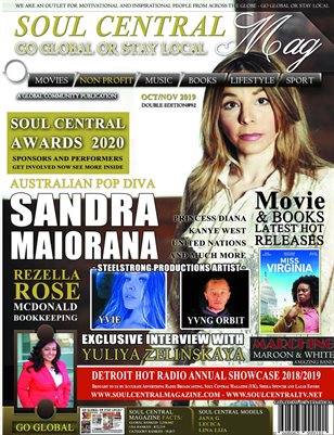 Soul Central Magazine Sandra Pop Diva Edition