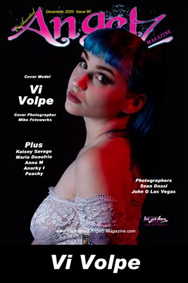 ENCHANTED ANGELZ MAGAZINE COVER POSTER - Cover Model Vi Volpe - December 2020