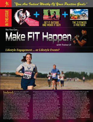 Trainer Z - Make Fit Happen - Fitness Newsletter 2019