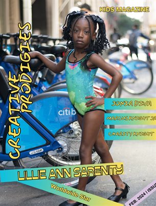 Creative Prodigies Kids Magazine ISSUE 1 - LILLIE ANN COVER