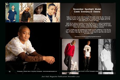 November 2012 Spotlight model Poster