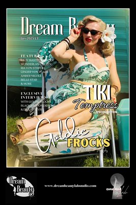 Tiki Temptress July 2025 Goldie Frocks Poster