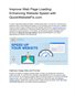 Improve Web Page Loading: Enhancing Website Speed with QuickWebsiteFix.com