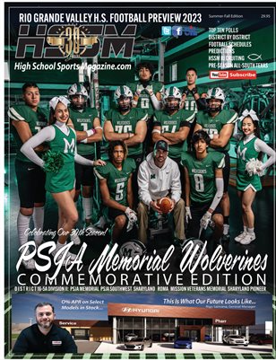 2023 HSSM Football Preview PSJA Memorial Commemorative Edition