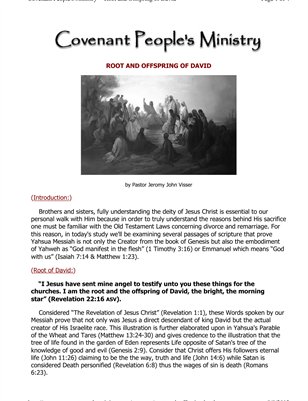 Root and Offspring of David