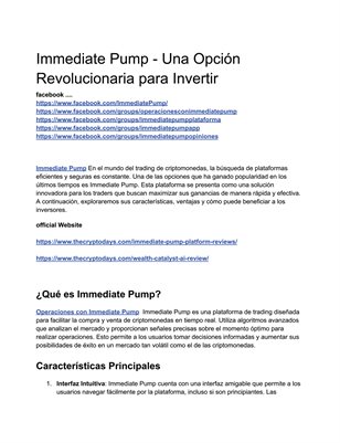  Immediate Pump App: La App de Trading que Está Revolucionando el Mercado