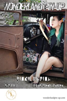 Wonderland Pin-up Novembre 2024 édition 6 Pinkie Marina poster de couverture