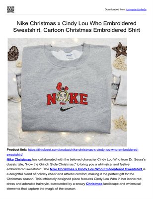 nike christmas cindy lou