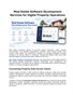 Real Estate Software Development Services for Digital Property Operations