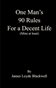 One Man's 95 Rules for a Decent Life
