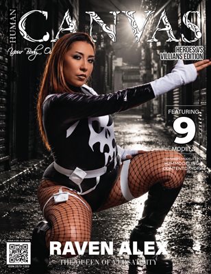 Human Canvas Magazine #120 — Raven Alex & Niya | Heroes vs. Villains Edition