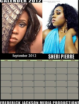FREDERICK JACKSON TV CALENDER COVERSTAR SHERRI PIERRE