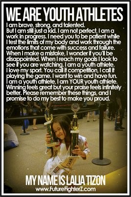 LaLia Tizon Youth Athlete #2 - Poster