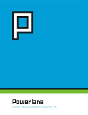 Powerlane Type Specimen