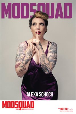 MODSQUAD No.9 – Alexa Schoch Cover Poster