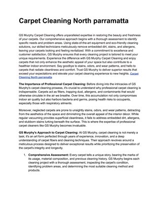 Carpet Cleaning Kensington