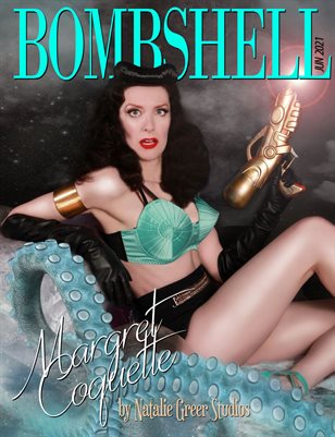 BOMBSHELL Magazine June 2021 BOOK 2 - Margret Coquette Cover