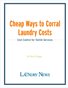 Cheap Ways to Corral Laundry Costs: Cost Control for Textile Services