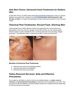 Best Advanced Facial Treatments for Glowing Skin