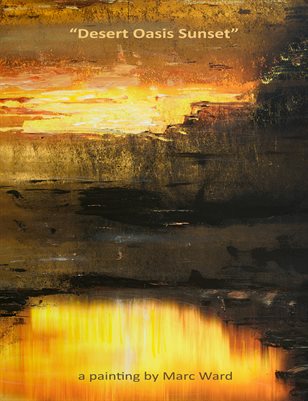 Desert Oasis Sunset