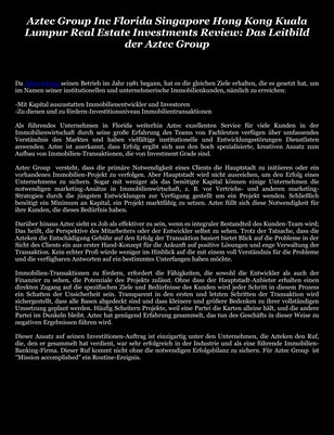 Das Leitbild der Aztec Group