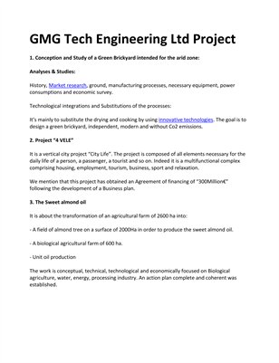 GMG Tech Engineering Ltd Project