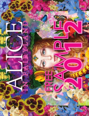 Alice in Fairyland: 2012 Calendar FREE SAMPLE - 3 Momths Only * Children's Wonderland Fairy Tale * DA TOP Books