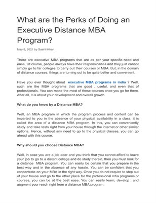 Best Distance MBA Colleges and Universities in India - Learningshala 